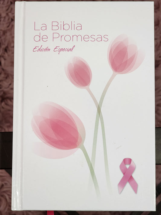 Biblia RV1960 Letra Chica "Promesas", floral tapa dura