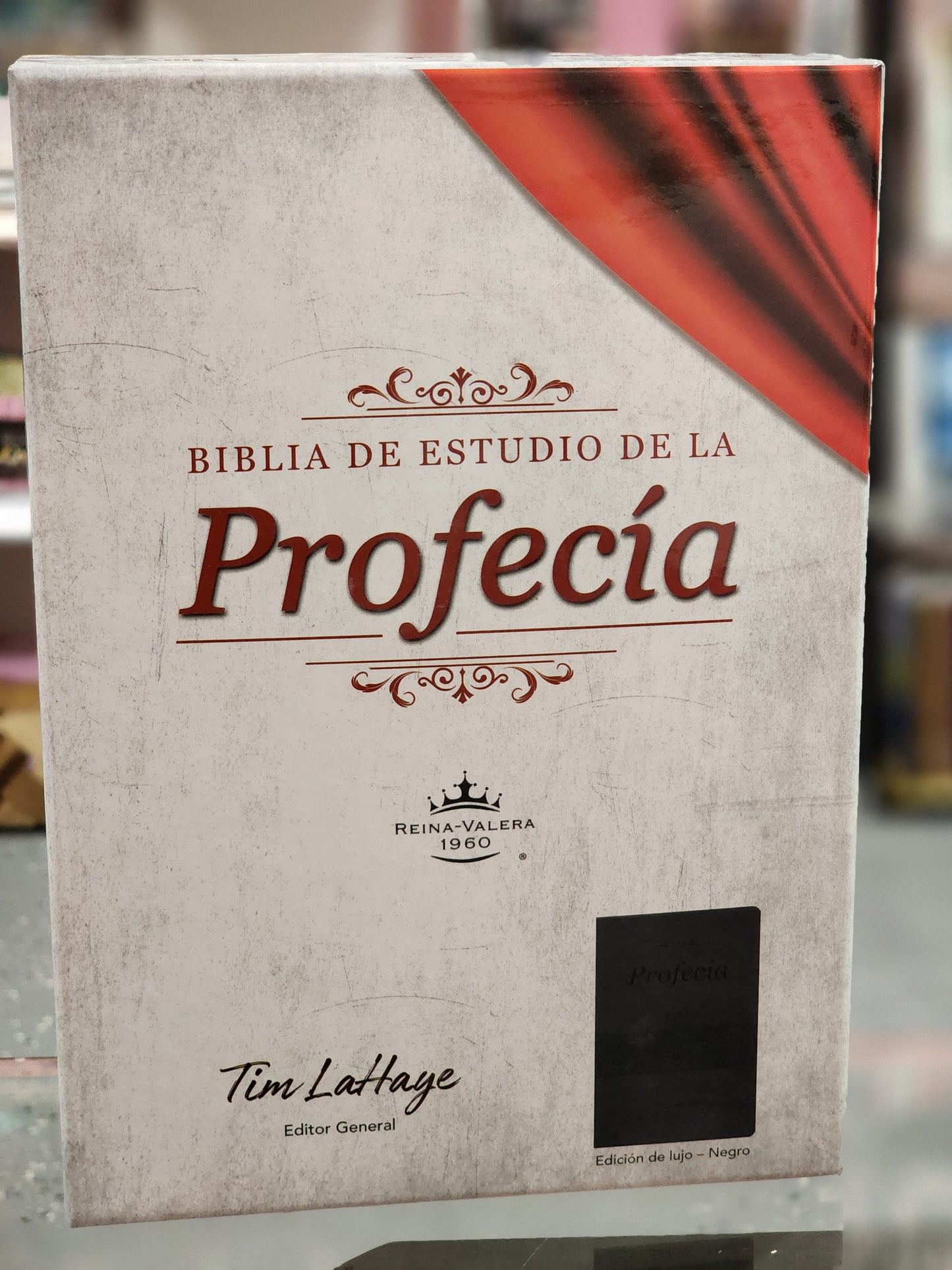 Biblia de Estudio de la Profecía, piel negra