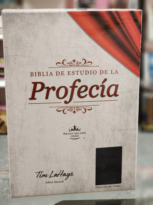 Biblia de Estudio de la Profecía, piel negra