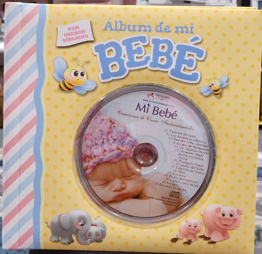 Álbum de mi Bebé con versos bíblicos