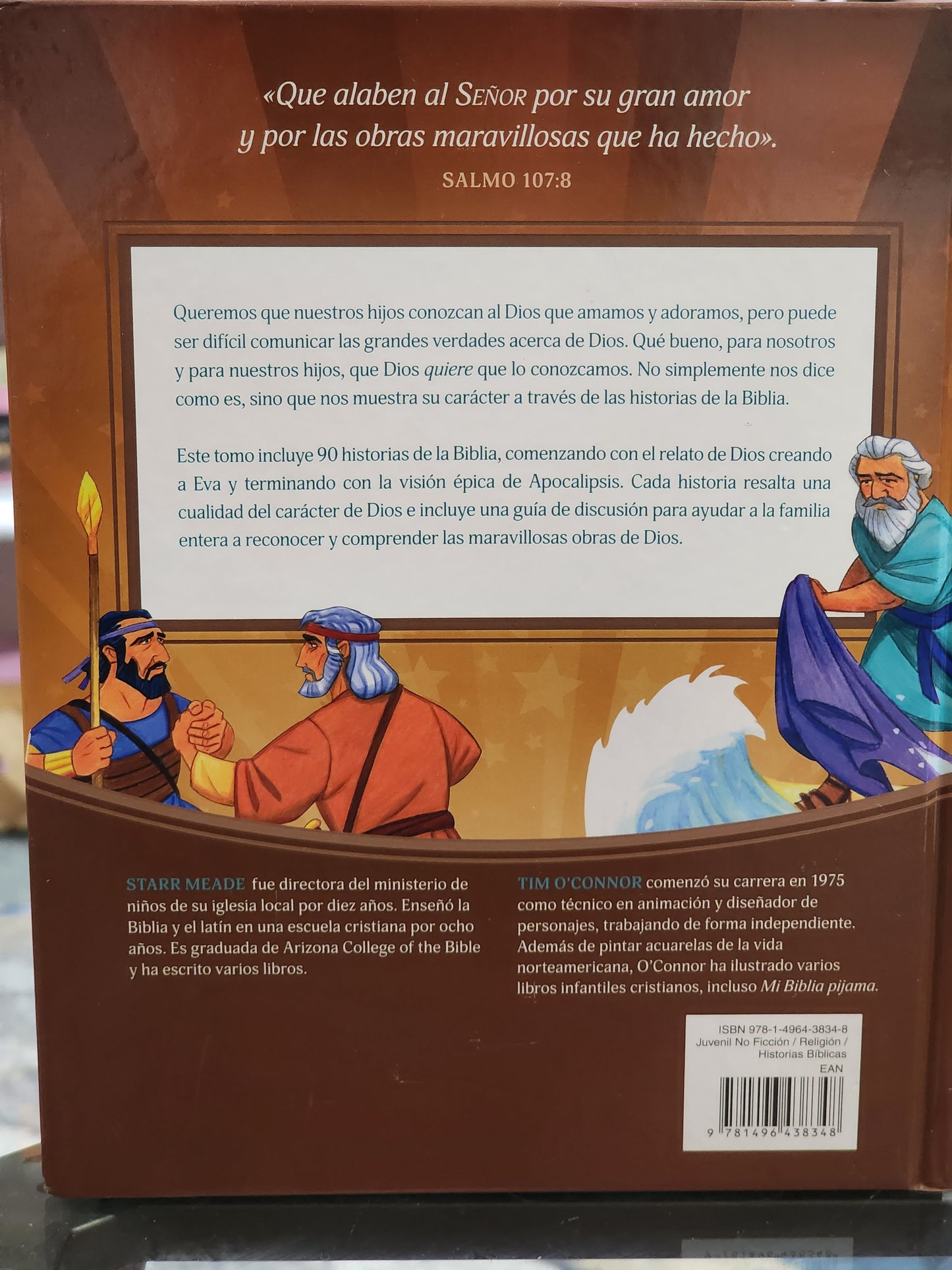 "Las maravillosas obras de Dios" Historias Bíblicas para la familia, tapa dura.