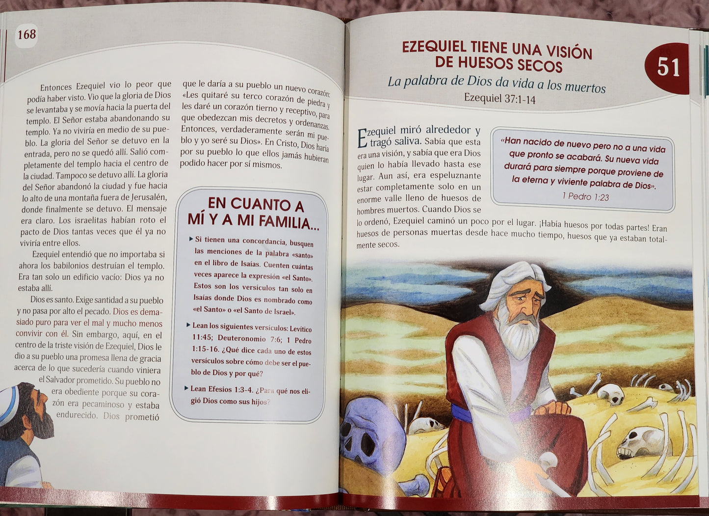 "Las maravillosas obras de Dios" Historias Bíblicas para la familia, tapa dura.