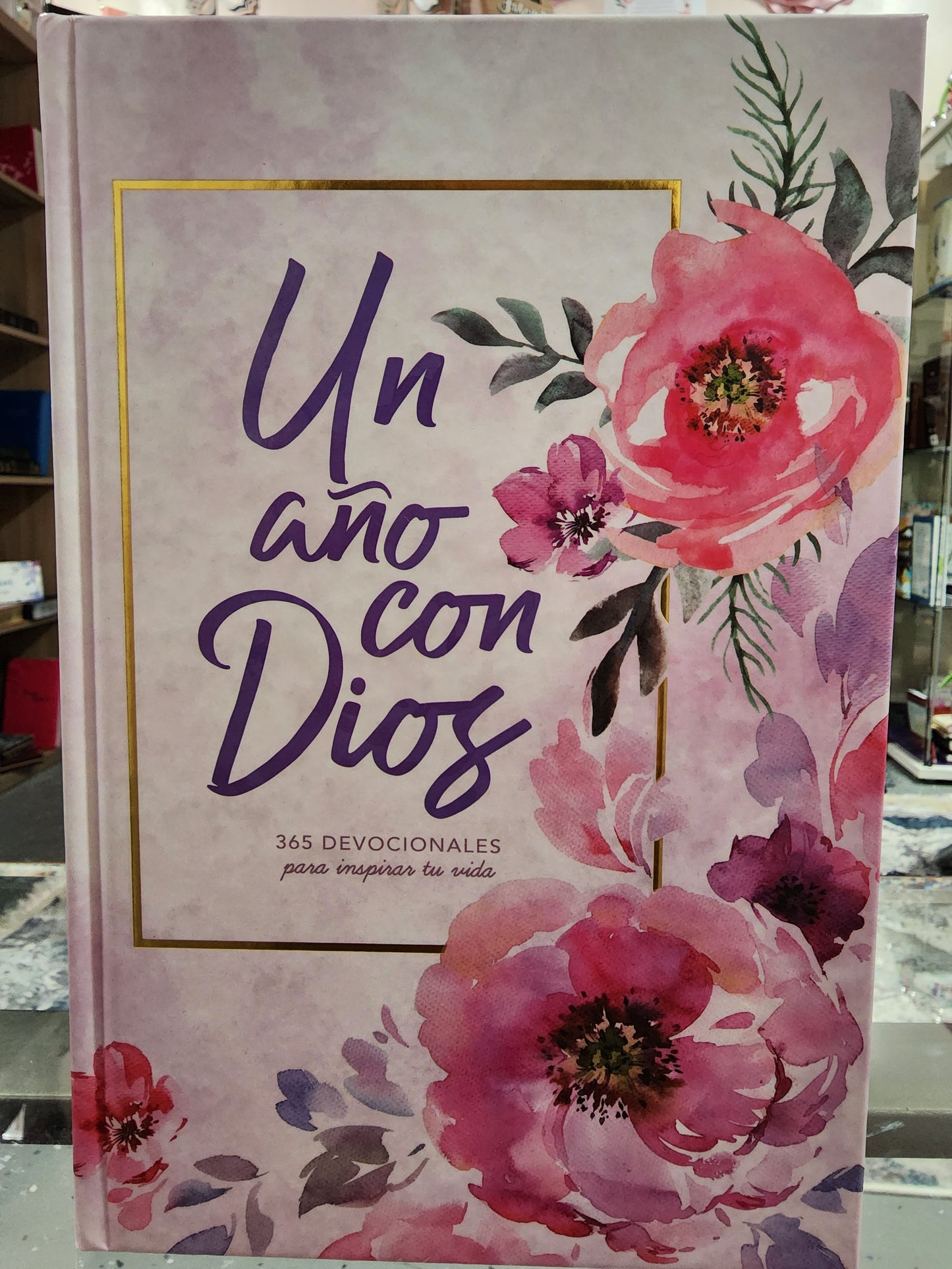 Devocionario "Un año con Dios", tapa dura.