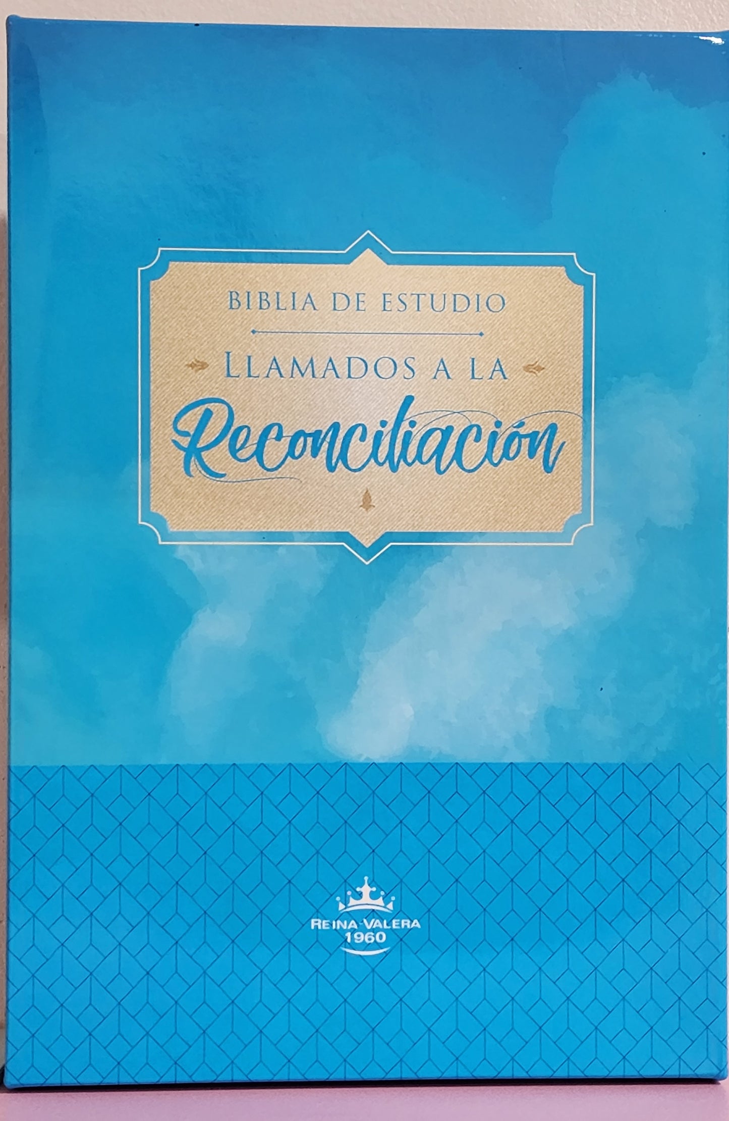 Biblia de Estudio RV1960 Letra Grande, Llamados a la Reconciliación, con índice, piel negro