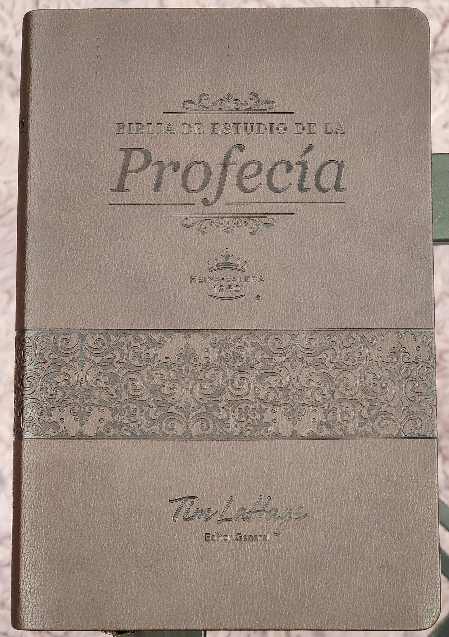 Biblia de Estudio de la Profecía, piel café