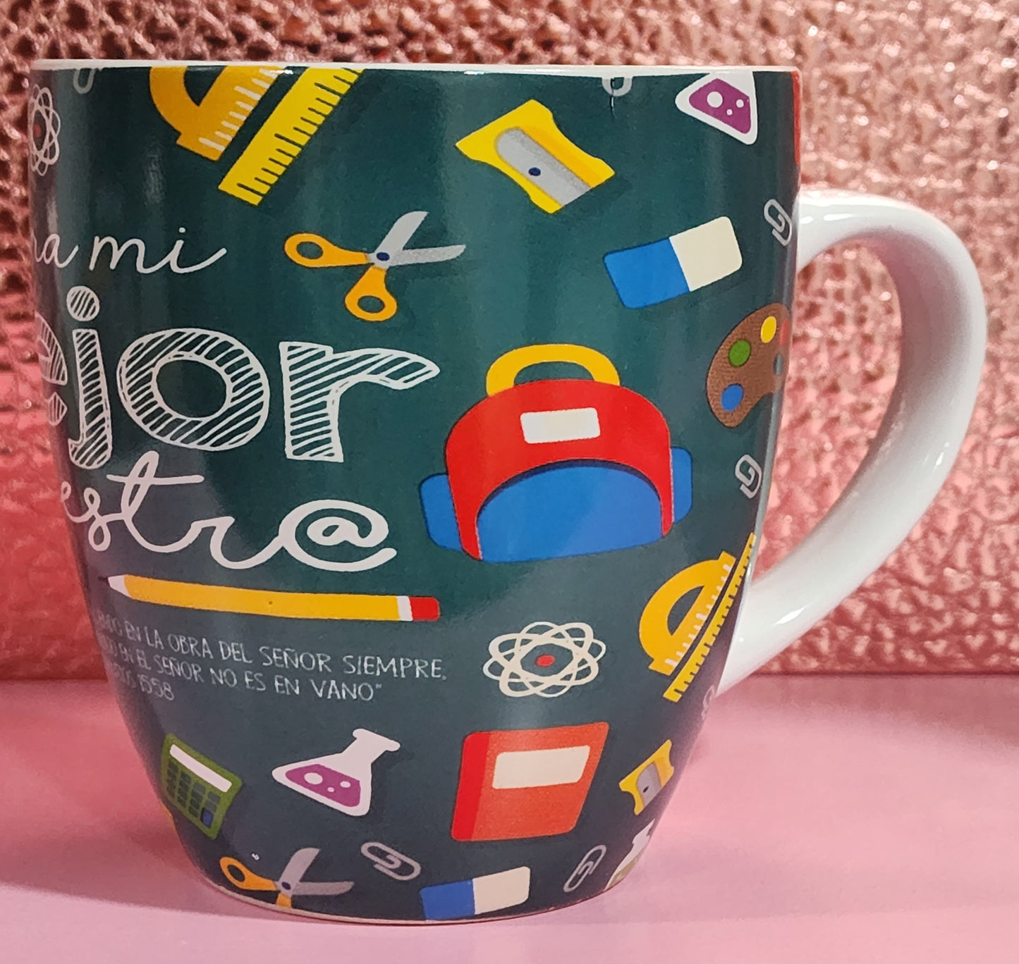 Taza Deluxe "Para mi mejor maestro"