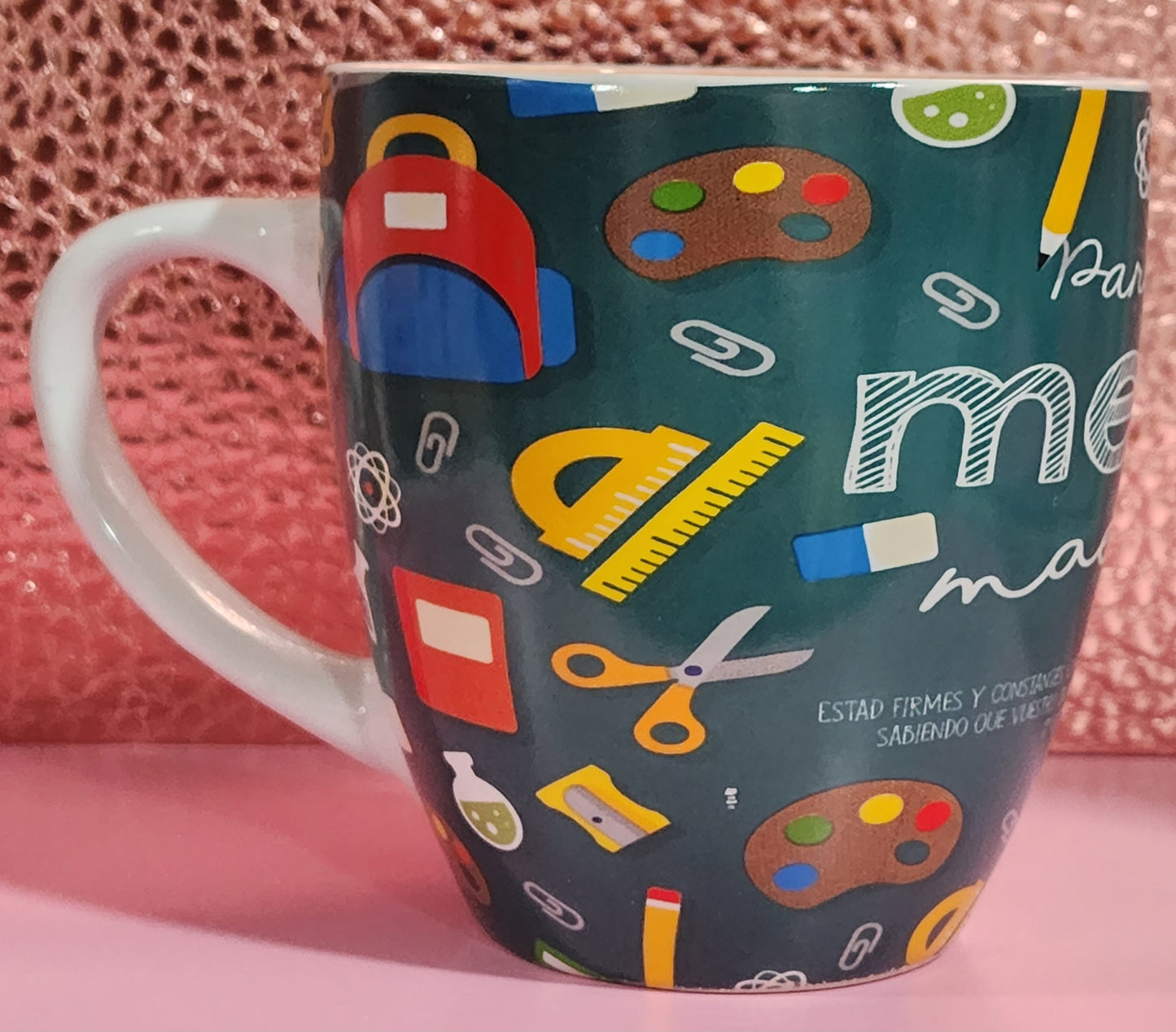 Taza Deluxe "Para mi mejor maestro"