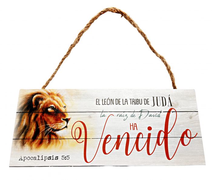 Cuadro con cuerda "León de Judá"