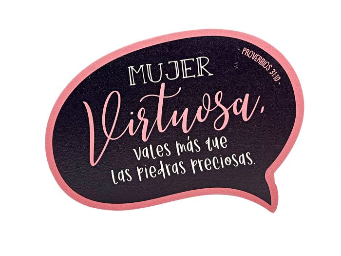 Plaqué Palabras "Mujer Virtuosa"