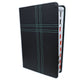 Biblia Bilingüe RV1960- KJV, tamaño personal con índice, piel fabricada negra.