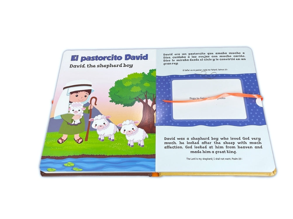 Álbum "La Biblia y fotos de mi Bebé" Bilingüe