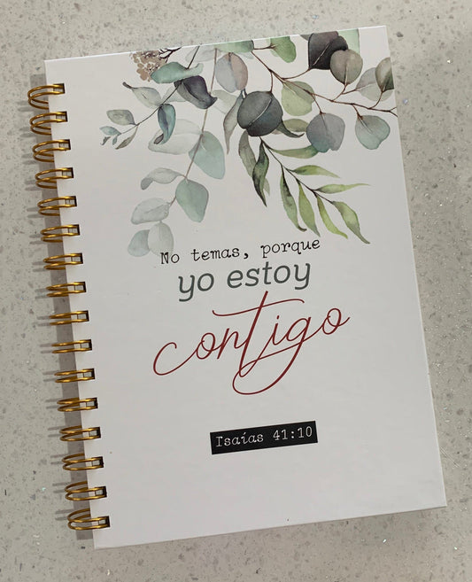 Journal green "Yo estoy contigo"