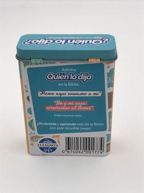 Juego Bíblico ¿Quién lo dijo?