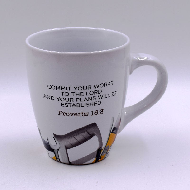 Taza Blessings "Commit your works"